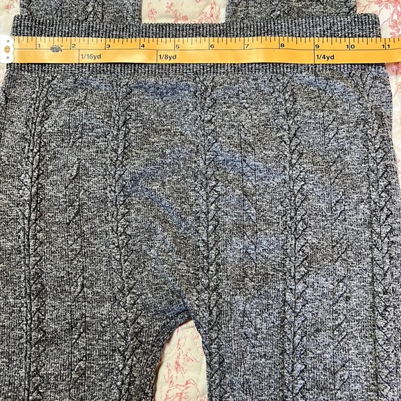 NWT NikiBiki black textured leggings one size fits all - Picture 8 of 11